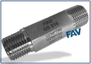 Hex Long Nipple - FAV Fittings and Valves
