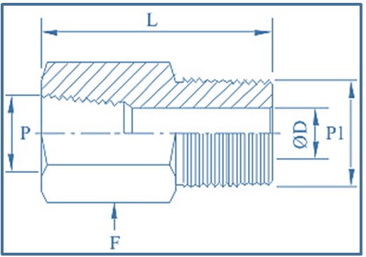 Brass Adaptor-Precision Pipe Fittings