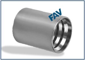 HOSE FERRULE HOSE CAP FOR CRIMPING FERRULE FOR 2 STEEL WIRE BRAID HOSE