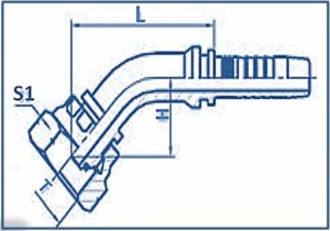 Hose-Fitting-BSP-Thread-60°-Cone-Fitting-45°ELBOW-BSP-FEMALE-60°O-RING-CONE