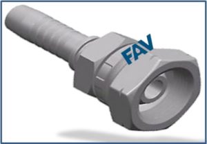 Hose-Fitting-BSP-Thread-60°-Cone-Fitting-BSP-FEMALE-60°CONE-DOUBLE-HEXAGON