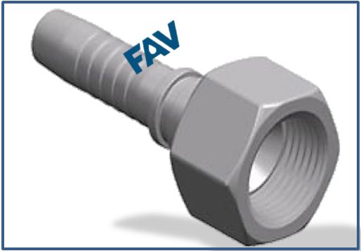 Hose-Fitting-Metric-Thread-74°-Fitting-GB-METRIC-FEMALE-74°CONE-SEAT