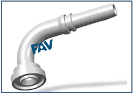 Hose Fitting SAE Flange Heavy Series 90°SAE FLANGE 6000 PSI CODE 62