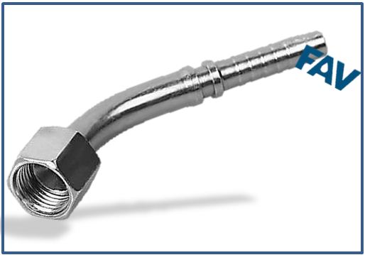 Hose-Fitting-Metric-Female-Flat-Seat-45°ELBOW-METRIC-FEMALE-FLAT-SEAT