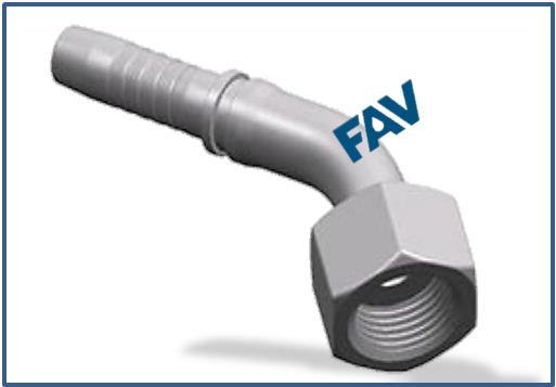 Hose-Fitting-Metric-Female-Flat-Seat-45°ELBOW-METRIC-FEMALE-FLAT-SEAT