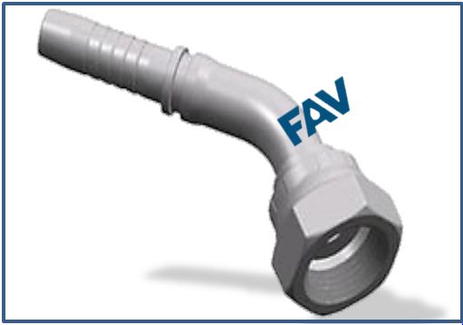 Hose-Fitting-Metric-Female-Flat-Seat-45°ELBOW-METRIC-FEMALE-FLAT-SEAT