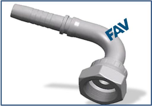 Hose-Fitting-Metric-Female-Flat-Seat-90°ELBOW-METRIC-FEMALE-FLAT-SEAT