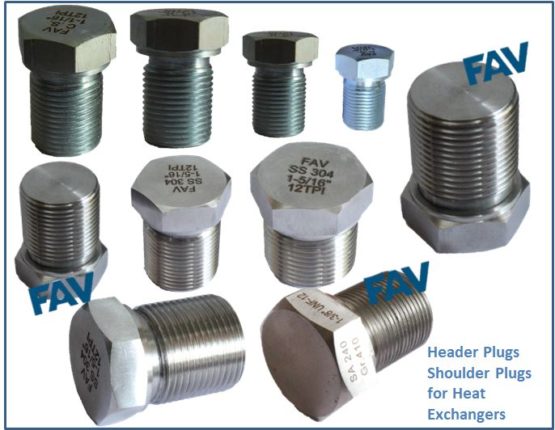 Header Plug ,Shoulder Plugs & UNF Plugs Threaded or Heat Exchangers