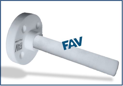 PTFE Flanged Thermowell