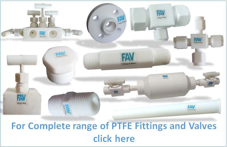 PTFE Sampling Cylinder and Fittings