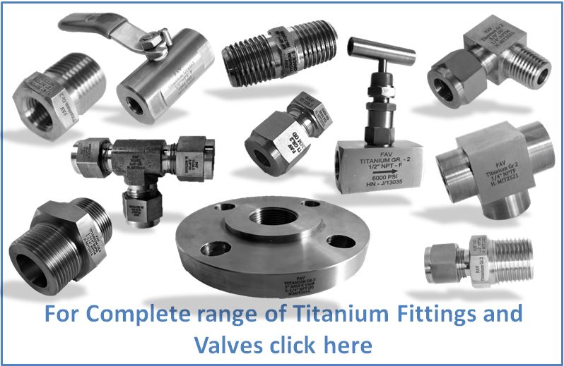 Titanium GR5 Pipe Fittings and Industrial Valves