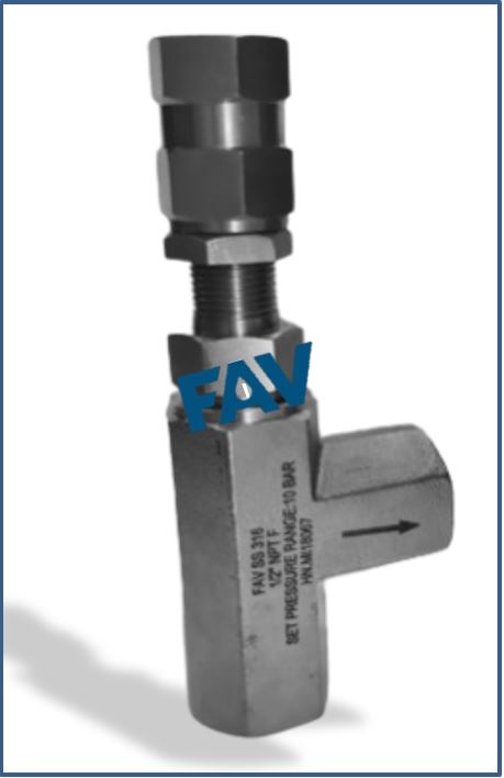 Pressure Relief Valve , Forged , Female x Female Pressure Relief Valve , Female x Female