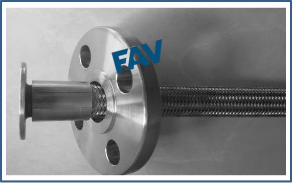 Stainless Steel Braided Hose with Rotating (Swivel) Flange Stainless Steel Braided Hose with Rotating Flange
