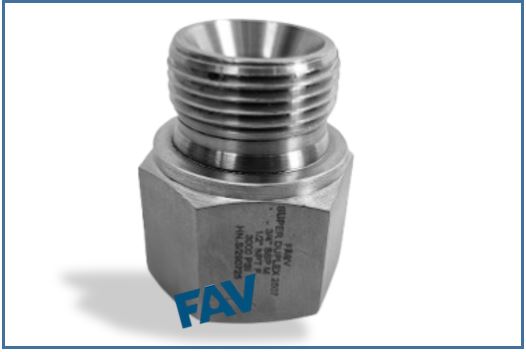 Super Duplex Adapter with 60 Deg Cone Adapter with 60 Deg Cone