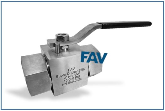 Super Duplex Ball Valve Female