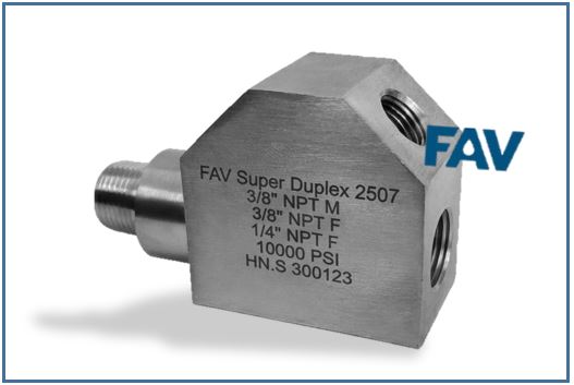 Super Duplex Gauge Adapter Super Duplex Gauge hex Adapter