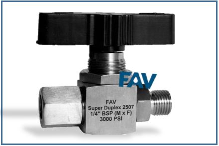Super Duplex Panel Ball Valve Male x Female FAV is the Manufacturer & Exporter of Super Duplex Panel Ball Valve MXF