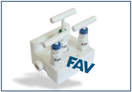 3 Way Manifold Valve, One Side Flange