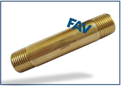 Brass Barrel Nipple Brass Barrel Nipple