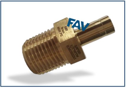 Brass Male Port Adapter Brass Male Port Adapter