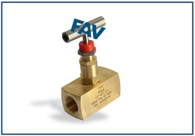 Brass Needle Valve Female x Female Brass Needle Valve Female x Female