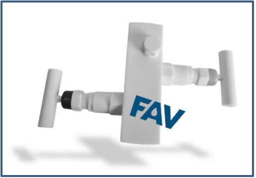 PTFE Block & Bleed Valve F x F