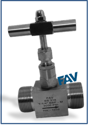 Needle Valve Male x Male Heavy Duty Type Needle Valve Male Heavy Duty Type