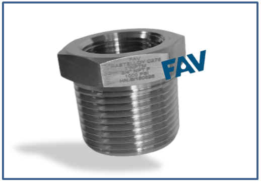 Hastelloy Hex Reducing Bushing