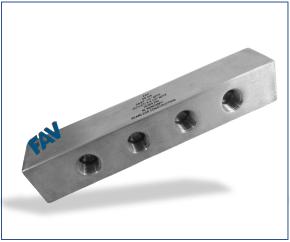 4 Way Block Manifold