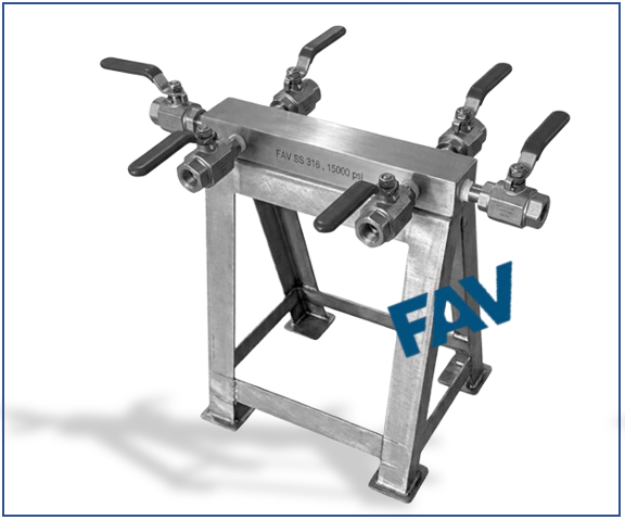 Hydrotesting Air Distribution Manifold 10000 to 15000 psi