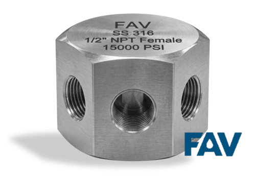 Round Manifold Port 5 Way
