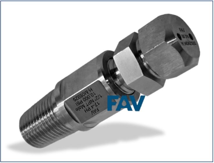 Blow Down Fitting 1/2" NPT , 10000 psi Blow Down Fitting 1/2" NPT , 10000 psi