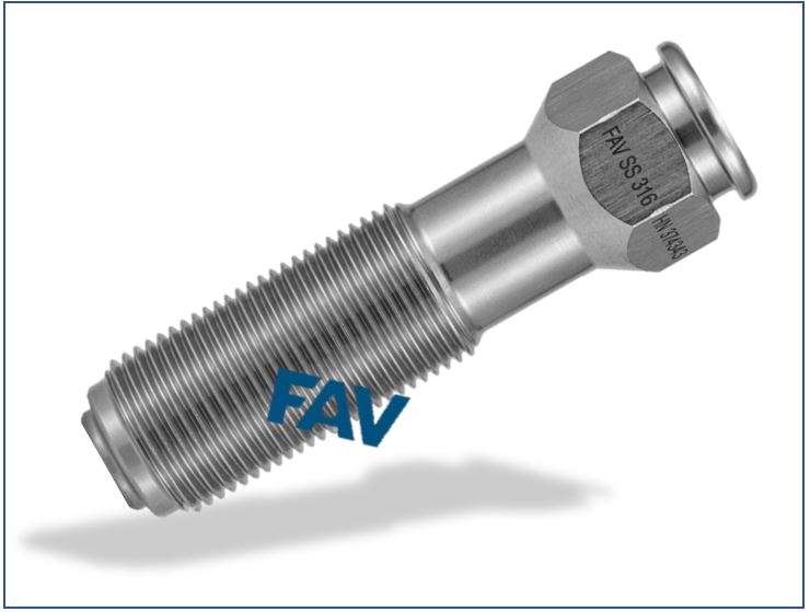 Combination Lubricant/Stick Injector - Combination Double Ball Check: For Service to 10,000 PSI Combination Double Ball Check For Service to 10000 PSI