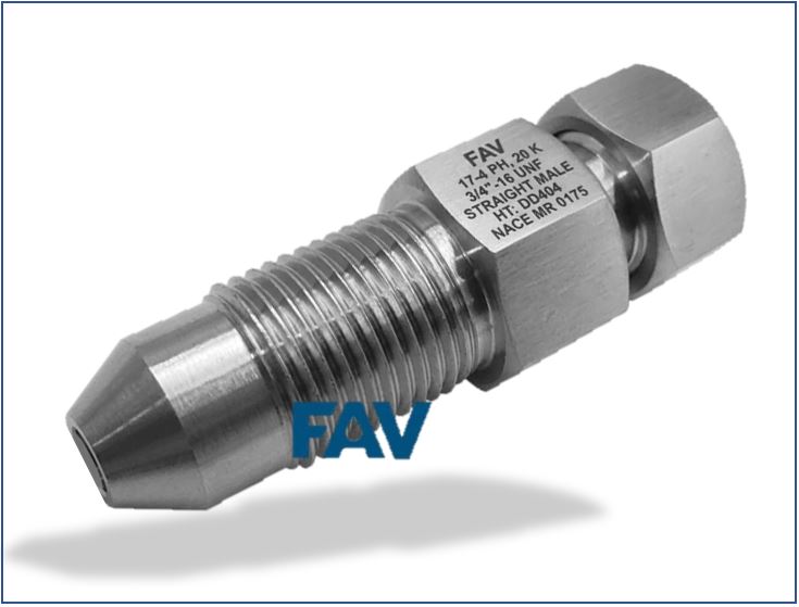 Double Check Grease Fitting 3/4" - 16 UN, 10000 psi Double Check Grease Fitting 3/4" - 16 UN, 10000 psi